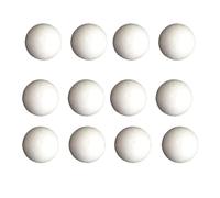 Holibanna 8cm Diy Solid Polystyrene Balls White 15 Pack Versatile for Crafts Decor and Party Decorations