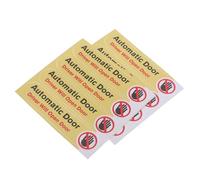 Holibanna 8pcs Automatic Door Stickers for Vehicle Doors Sunproof PVC Material with All-Weather Protection Yellow for Shuttle Bus and Vehicle Management