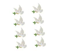 Holibanna 8pcs Dove Brooch Pins Small Metal Vintage Pigeon Lapel Pins for Women Shirt Decor Suit Dress Party Celebration Accessories