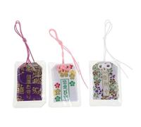 Holibanna 8pcs Japanese Omamori Amulet Blessing Bags Mixed Color Style Charms for Travel Luck and Year Wishes Lightweight Hanging Pendants for