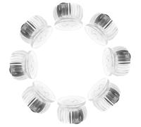 Holibanna 8pcs Self Adhesive Caster Wheels with Brakes Silent Swivel Furniture Rollers for Bedroom and Living Heavy-duty Strong Bond No Punching Required