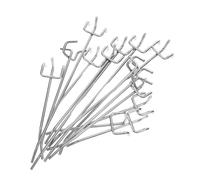 Holibanna 90pcs Heavy Duty Pegboard Hooks Pegboard Pegs for Garage Kitchen Shop Storage Versatile Sizing for Tool Organization Easy Installation Stainless Steel Hangers