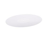 Holibanna Acrylic Record Mat for Turntable White Prevents Vinyl Slippage during Home Audio Playback