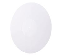 Holibanna Acrylic Record Mat for Vinyl Record Thick White Protects Discs for Home Player Use