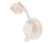 Holibanna Adjustable Bathroom Shower Head Holder Adhesive Bracket for Handheld Sprayer Easy No Drill Installation Fit for Shower Nozzles Cream Color
