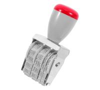 Holibanna Adjustable English Date Stamp with Self-Inking Mechanism, Plastic and Iron Construction, Easy to Use for DIY Dates, for Card Making and Crafting Office Supplies