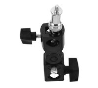 Holibanna Adjustable Tripod Photography Lamp Bracket with Umbrella Reflector Adapter Portable Hot Shoe Mount for DSLR Studio Lighting Compatible with Various Flash Stands and Accessories