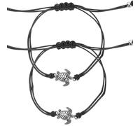 Holibanna Adjustable Turtle Braided Couple Bracelets Set, Handmade Friendship Jewelry for Him and Her, Valentine’S Day Matching Wristbands