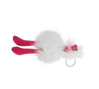 Holibanna Adorable Plush Ostrich Keychain Cute Fuzzy Pendant for Backpacks Soft Hanging Accessory for Bags Handmade Materials for Everyday Use
