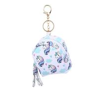 Holibanna Adorable Unicorn Coin Purse for Boys and Girls Mini Storage Bag Cartoon Design Waterproof Key and Cable Organizer for Travel or Daily Use