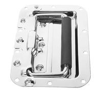 Holibanna Alloy Cabinet Handle Decorative Door Pull Toolbox Spring Loaded Drop Handle 160x10.5mm Metal Pull for Tool Cabinets and Storage Containers