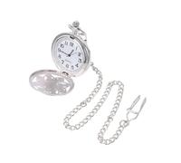 Holibanna Alloy Pocket Watch Relief Sunflower Pattern Quartz Mechanism Vintage Fob Watch Fashion Jewelry