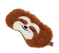 Holibanna Animal Sleep Mask Cute Plush Monkey for Soft Fluffy Eye Cover for Travel Naps Night Relaxation Luxurious Light Blocking Comfort