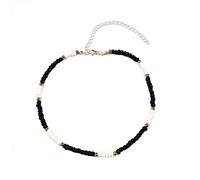 Holibanna Anklet Bohemian Necklace 1Pc Bead Chain Necklace Beaded Choker Necklaces Charm Short Neck Chain Collar Clavicle Fashion Pendent Jewellery for Women Girls Women Necklaces Pearl Necklaces
