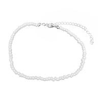 Holibanna Anklet Pearl Necklaces 1Pc Bead Chain Necklace Beaded Choker Necklaces Charm Colorful Short Neck Chain Collar Clavicle Fashion Pendent Jewellery for Women Girls Pearl Necklaces