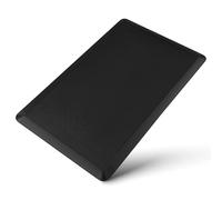 Holibanna Anti-Fatigue Kitchen Floor Mat 44x71cm Black Cushioned Standing Pad Non-Slip Office Floor Cushion for Bare Feet at Standing Desk