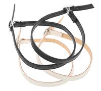 Holibanna Anti-loose Artificial Leather Shoelaces Adjustable High Heel Shoe Straps 2 Pairs with Metal Buckle, Comfortable Wearing Simple Style for Fixing Shoes for Women