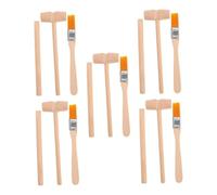 Holibanna Archaeological Excavation Tool Set for Beginner Dig Kit with Wooden Hammer Brush and Educational Science for Boys Family Fun and History Exploration