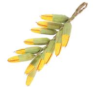 Holibanna Artificial Corn on the Cob Corn Ornament 2Pcs Hanging Strings for Harvest and Kitchen Vegetable Decor