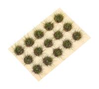 Holibanna Artificial Miniature Grass Cluster 10mm Simulated Nordic Wild Grass Model for DIY Scenic Landscape for Model Railways and Gaming Scenery