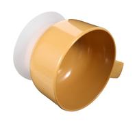 Holibanna Assistive Feeding Tableware for Elderly - Anti-Spill Suction Bowl with Anti-tip Base, Yellow Self-Help Eating Bowl for Disabled and Senior Patients, Adaptive Kitchen Supplies