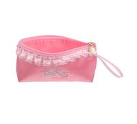 Holibanna Ballet Dance Shoe Bag: Portable Travel Shoe Organizer - Pink Ballet Slipper Pouch - Reusable Zipper Storage Bag for Dancers Little Girls