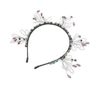 Holibanna Beaded Baroque Headband Women's Headband Fake Crystal Wide Hairband Hair Accessory for Ladies