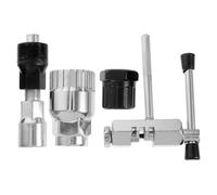 Holibanna Bike Repair Tool Kit 4-in-1 Bicycle Crank Puller Bottom Bracket Removal Tool Chain and Cassette Extractor for Cyclists Mechanics Maintenance