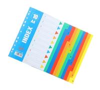 Holibanna Binder Dividers PP Material Subject Tabs for Loose Leaf Notebook Organizer Office Filing and Quick Reference