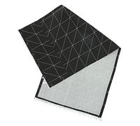 Holibanna Black Cotton and Linen Washing Machine Protective Dust Cover with Simple Design, Prolong Service Life, Elegant and Comfortable Top Cover for Home Appliances