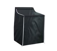 Holibanna Black Laundry Accessory Oxford Cloth Automatic Washer Cover Waterproof Wear Resistant Washing Machine Covering Cloth for Bathroom Patio Protects from Discoloration 75x73x88/110cm