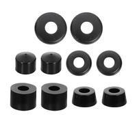 Holibanna Black Pu Skateboard Truck Bushings Shockproof Pad Replacement Set