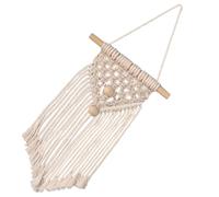 Holibanna Bohemian Macrame Tapestry Wall Hanging Woven Cotton Rope Decorative Room Hanging Decor for Bedroom and Dormitory with Elegant Rustic Style