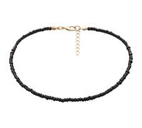 Holibanna Boho Choker Necklace Chain Bead Necklace Tiny Beaded Choker Jewelry for Women and Girls (Black)
