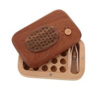 Holibanna Box Tooth Keepsake Box Wooden Storage Organizer for First Lost Deciduous Teeth Hair Durable Smooth Finish for Your Growth