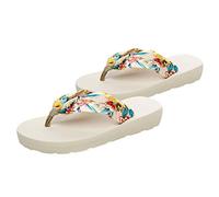 Holibanna Boy Girl's Flip-flops in Bohemia Style Made from Silk Fabrics Stylish Summer Look These Non-slip Slippers Are for Indoor Use at Home Like for Boys and Girls