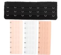 Holibanna Bra Extender 7 Hook 4Pcs Soft and Comfortable Bra Extension Stretchy Back Bra Extension Strap for Bustiers Shapewear Waist Cincher