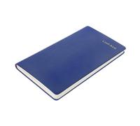 Holibanna Budget Book A6 Pu Cover Blue, Cash Recording Notepad Daily Expense Tracker, Portable Business Budget Planner for Financial Accounting and Expense Management