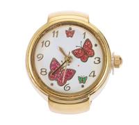 Holibanna Butterflies Ring Watch Decorative Finger Jewelry for Women Sturdy Design with Numbers for Everyday Use and Accessories