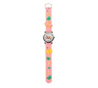 Holibanna Butterfly Pattern Quartz Watch for Boys and Girls, Pink Analog Students Wristwatch, Lovely Portable Watch for Children’s Daily Wear