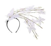 Holibanna Butterfly Wings Adult Women Flower Headband Women Headband for Wedding