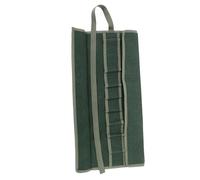 Holibanna Canvas Garden Tool Organizer Bag with Compact Multifunctional Bonsai Tool Roll for Pruning Planting and Maintenance Suitable for Hobbyist and Professional Gardeners