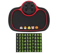 Holibanna Car Anti-slip Dashboard Pad with Hidden Number Stand, Non-slip Sticky Gripping Mat for Phone Holder and Temporary Parking Card, Car Phone Grip Pad for Secure Mounting