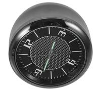 Holibanna Car Interior Glow in The Dark Quartz Clock Small Metal Stick-on Auto Dashboard Clock Night Light for Vehicle Decoration