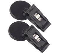 Holibanna Car Parking Ticket Holder Clips Lightweight and Easy Paste-on Installation 2pcs with Self-Adhesive PVC Material for Holding Receipts and Cards in Car