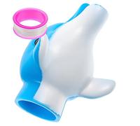 Holibanna Cartoon Animal Faucet Extender for Children Blue Pp Plastic Water Guiding Extender with Adorable Unique Design Makes Handwashing Fun Helps Child Form Good Habit Birthday Go