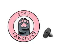 Holibanna Cartoon Cat Brooches Enamel Pin Stay Claw Paw Pattern Novelty Breastpin Badge Collar Lapel Brooch Pin Clothes Bag Accessory