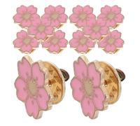 Holibanna Cartoon Cherry Blossom Brooch Pins 24Pcs Enamel Flower Lapel Badges for Jackets Sweaters Hats School Uniforms Girly Japanese Design for Women