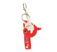 Holibanna Cartoon Keychain for Bags and Backpacks Cute Metal Keyring Pendant for Women Lightweight and Easy to Carry for Car Keys and Crafting