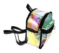 Holibanna Casual Backpack and Lightweight Pu Material with Practical Storage and Unique Dazzling Design Suitable for Shopping and Short Trips Black